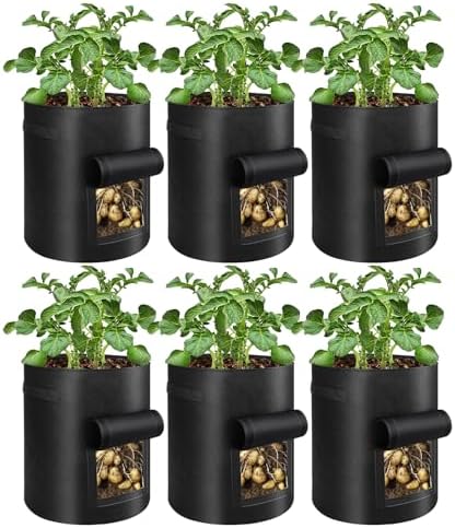 Pack de 6 Bolsas de Cultivo para Papas de 10 Galones